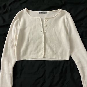 John Galt Athelia Cropped Cardigan